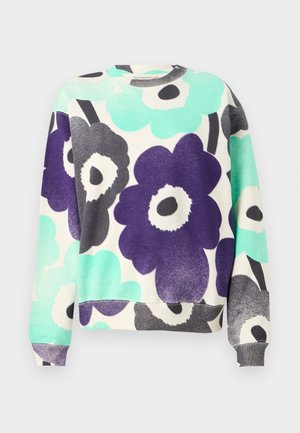 LEIOT - Mikina - off white/mint/violet