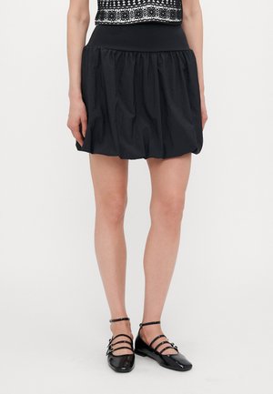 ONLLIA MIX SKIRT - Ballongskjørt - black