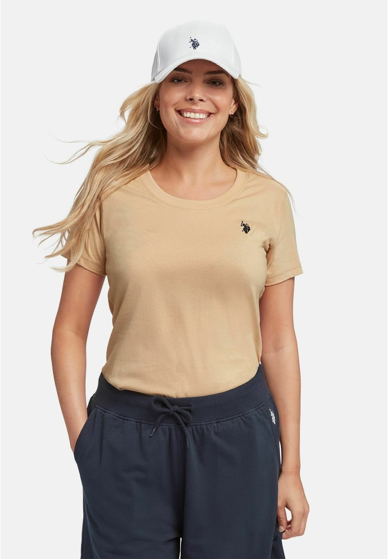 U.S. Polo Assn. O NECK AMY - Paprasti marškinėliai - ginger root