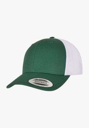 Flexfit TRUCKER RETRO TRUCKER 2 TONE - Nokkmüts - evergreen white