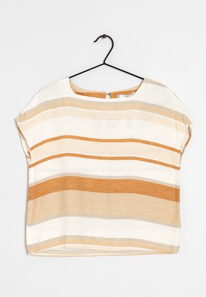 Mango, Bluse - beige/orange/light yellow
