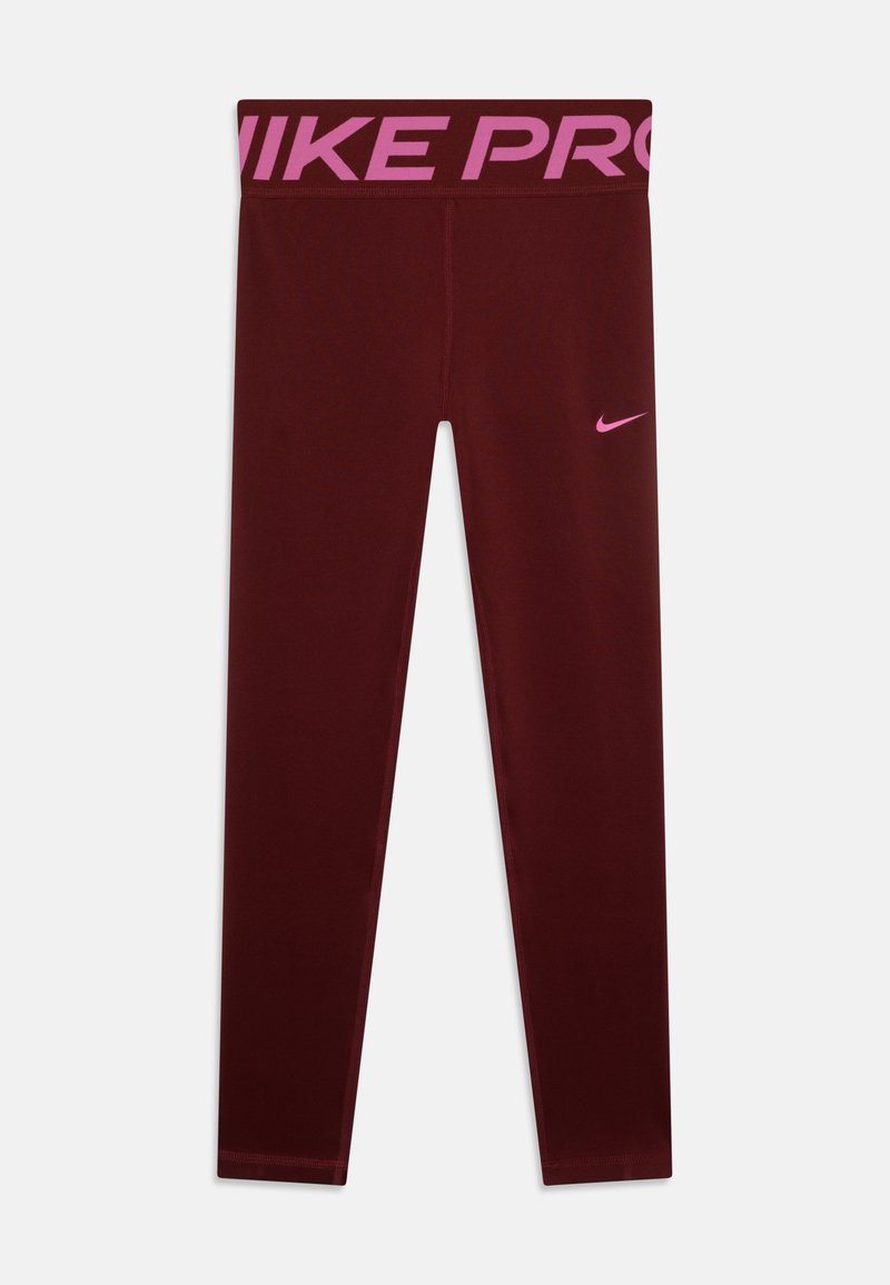 Nike Performance - DF PRO LEGGINGS - Legging - dark team red/playful pink, Vergroten