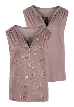 LASCANA 2 PACK - Top - taupe