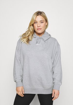 Luvtröja - dark grey heather/white