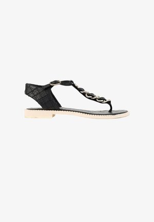 CHANEL, Sandales tongs - black