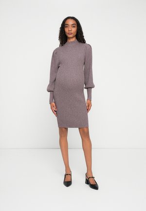 OLMKATIA DRESS - Svetríkové šaty - winter bloom