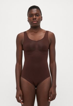 NEARLY NAKED THONG  - Body - bossed up brown
