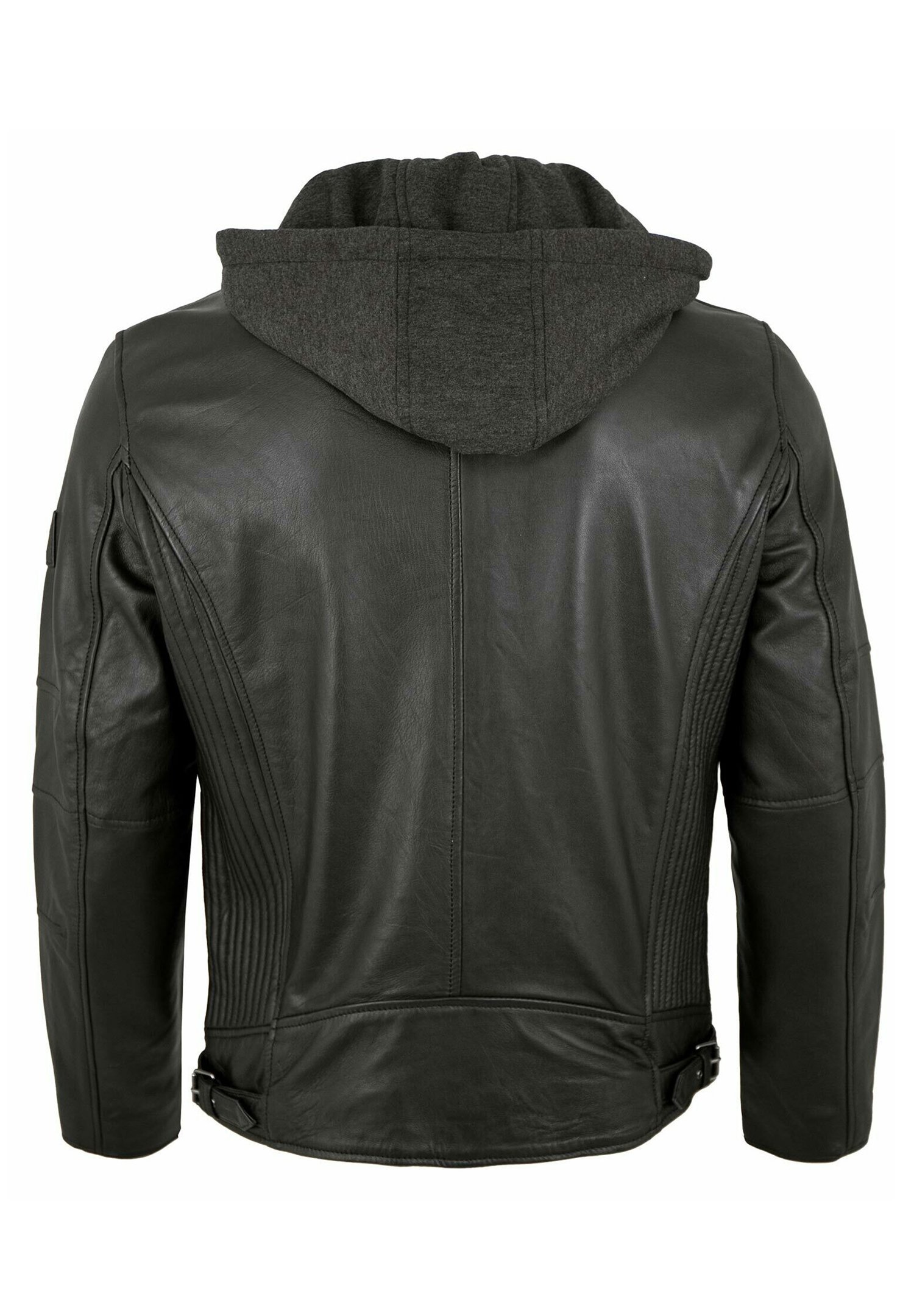 Otto Kern LANDO - Leather jacket - schwarz/black - Zalando
