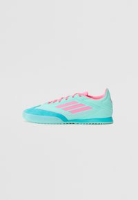 MESSI FREESTYLE INDOOR - Beltéri futballcipő - flash aqua/lucid pink/lucid cyan