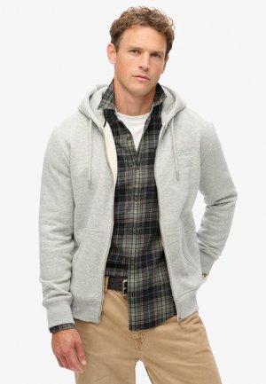ESSENTIAL LOGO ZIP  - Zip-up sweatshirt - grau