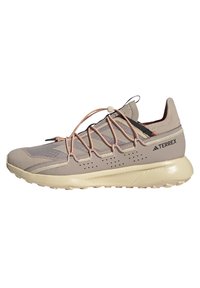 Unselected, taupe/taupe/impact orange