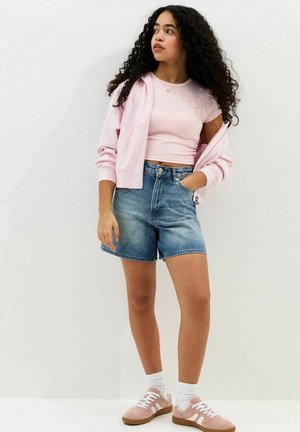 New Look, GIRLS RUCHED SIDE CAP SLEEVE T-SHIRT - T-Shirt basic - mid pink