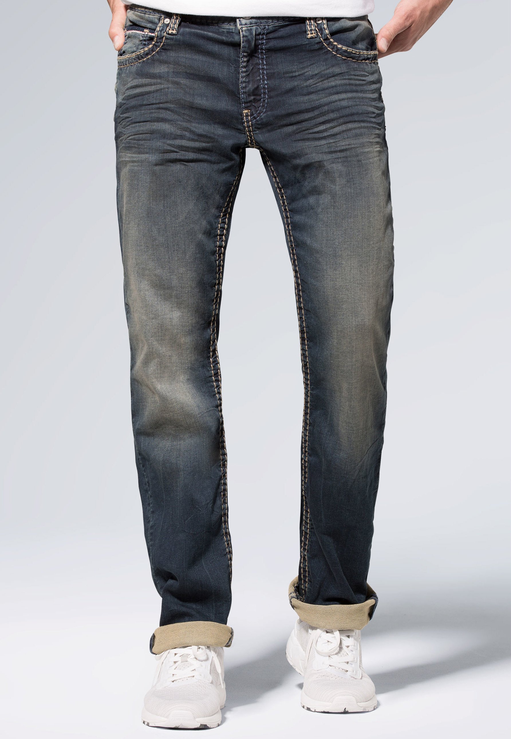 Camp David Jeans Relaxed Fit - blue black jogg/blue denim - Zalando