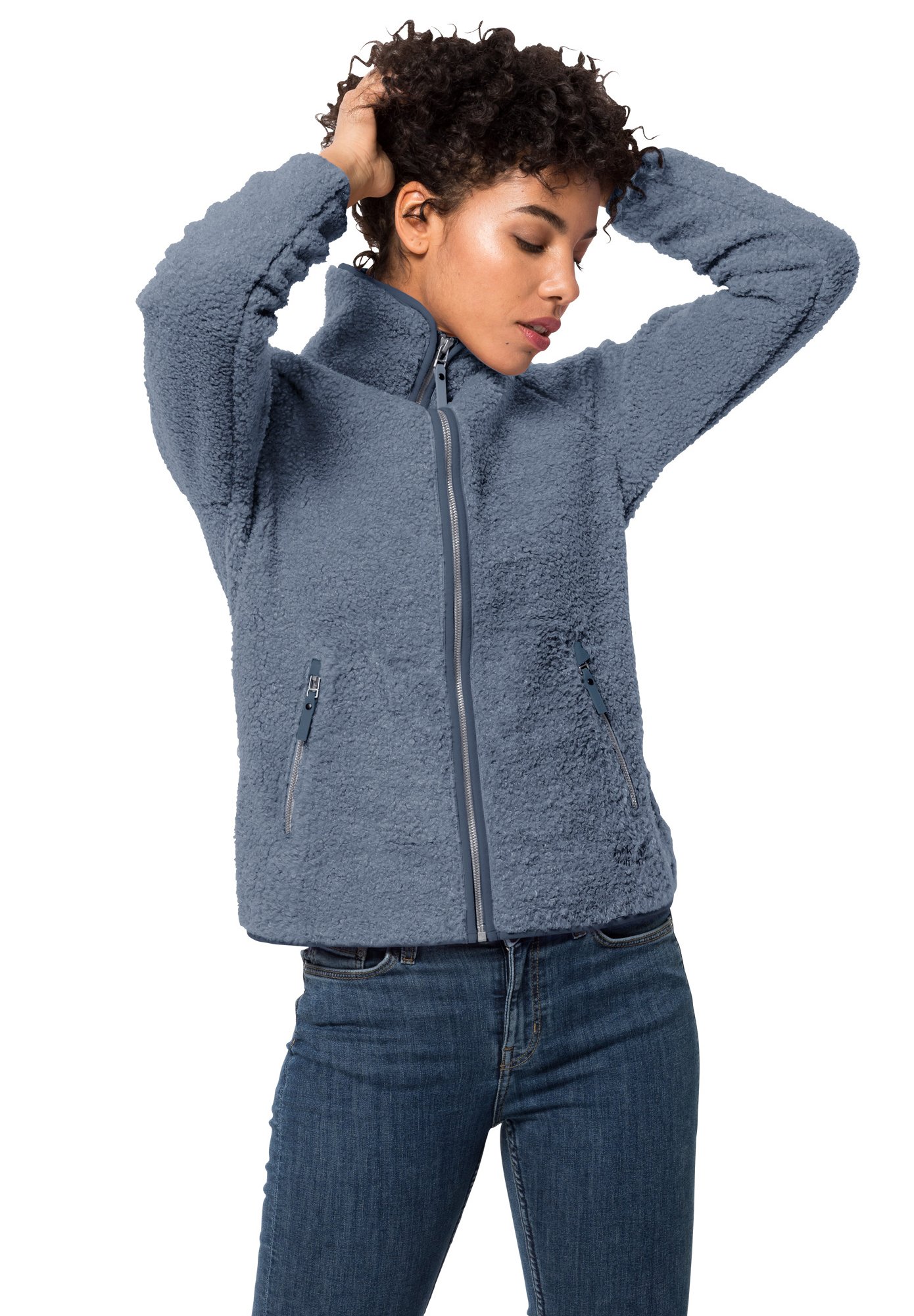 Fleecejacke Damen Jack Wolfskin Fleecemantel High Curl Jack