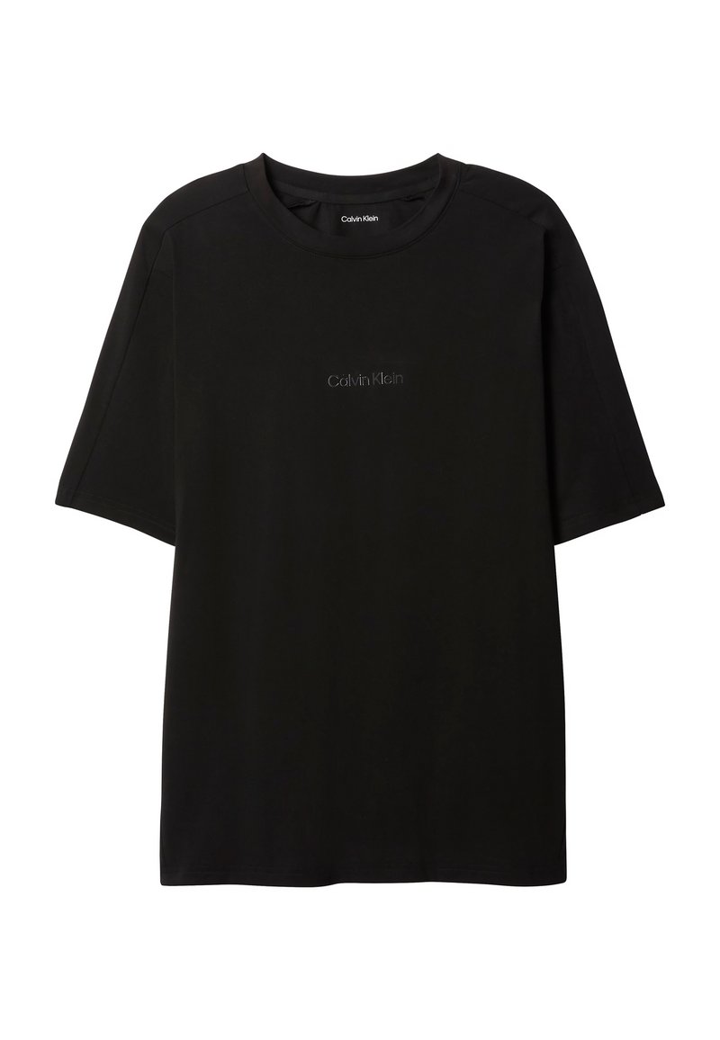 Calvin Klein ACTIVE - Basic T-shirt - black - Zalando.co.uk
