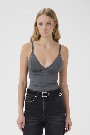 CAMI - Top - gray pinstripe