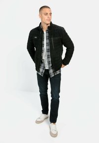 camel active MIT STEHKRAGEN - Læderjakker - asphalt