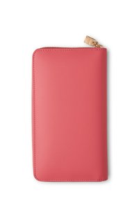 Borbonese LETTERING LARGE - ZIPAROUND - Wallet - tea rose