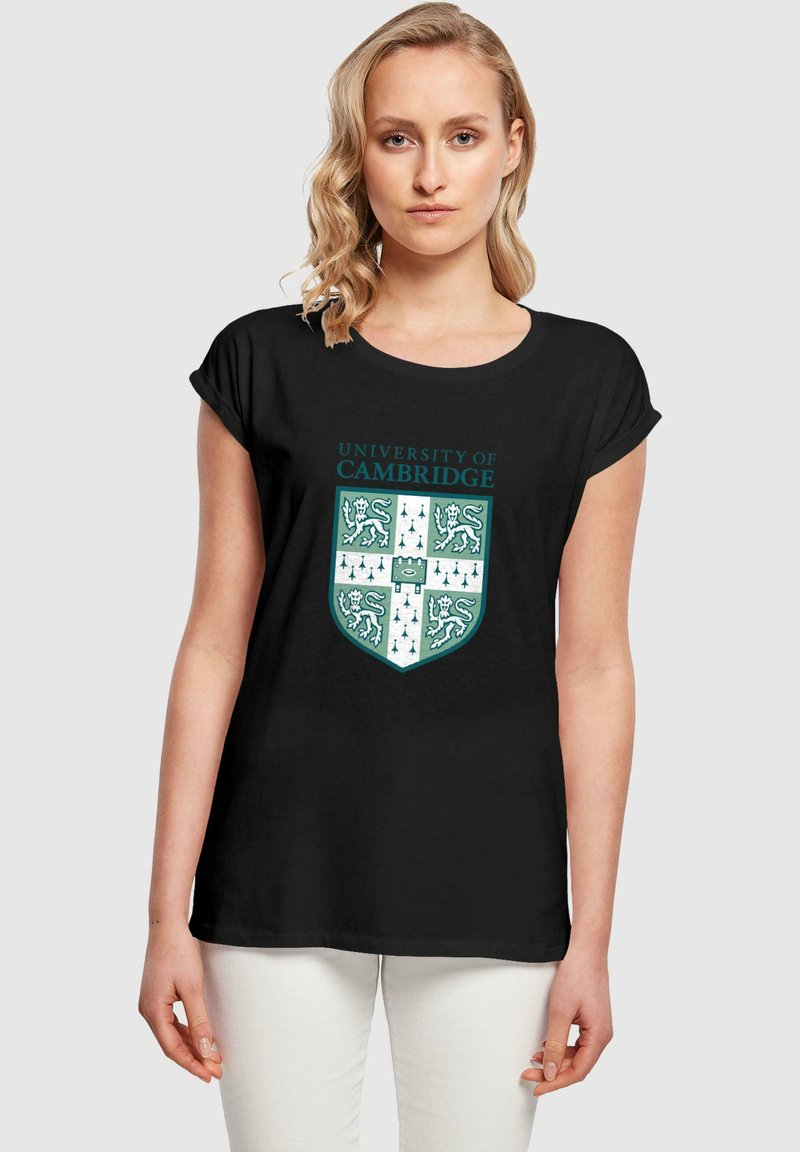 Merchcode UNIVERSITY OF CAMBRIDGE - SHIELD - T-shirts med print - black