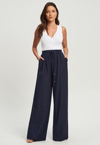 TUSSAH ANDREA - Hlače - navy blue
