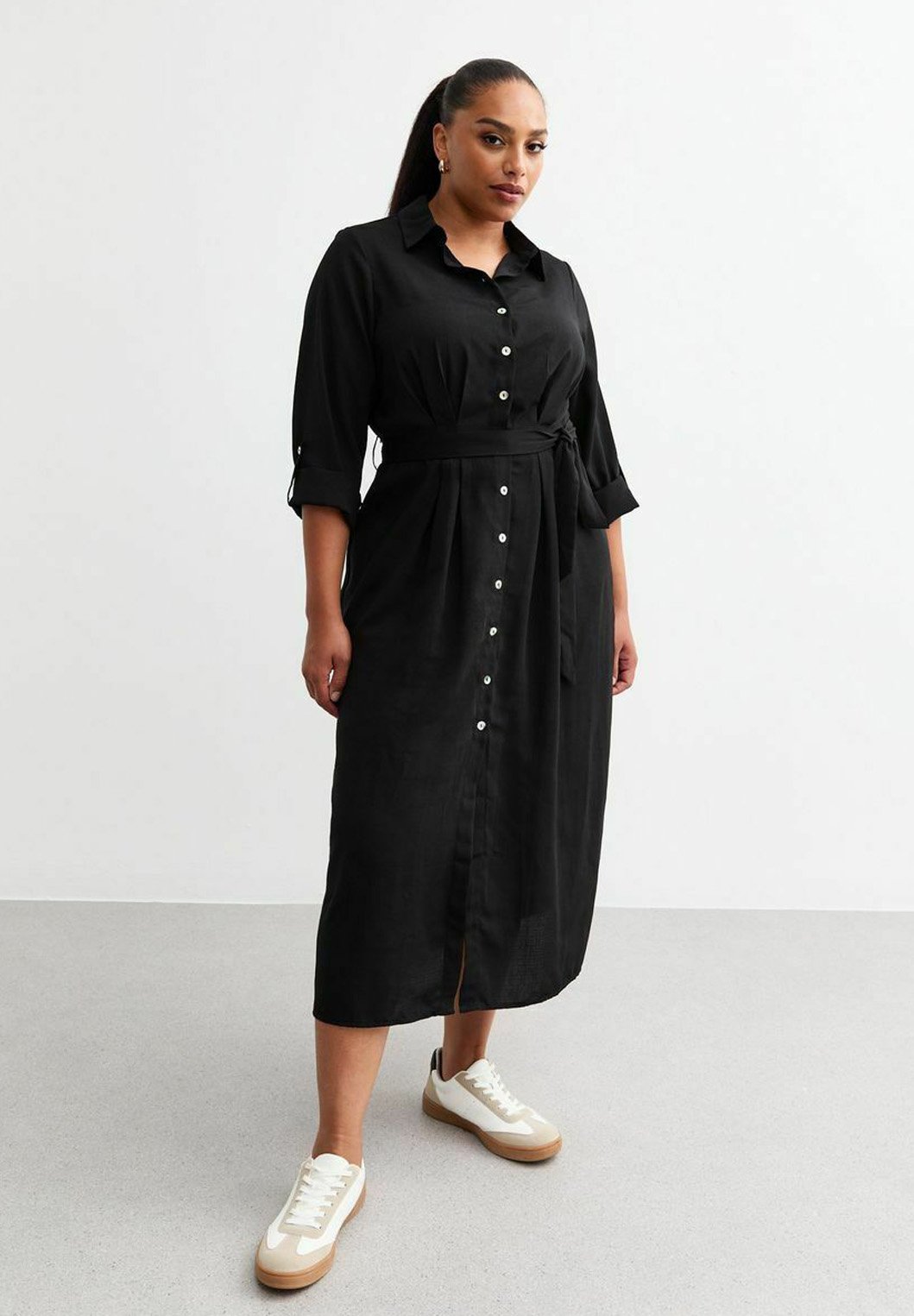New Look Curves CURVES Shirt dress black Zalando