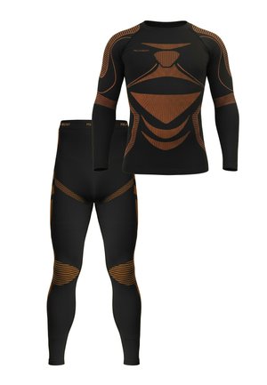 FUNKTIONS SET - Unterhemd/-shirt - schwarz/orange