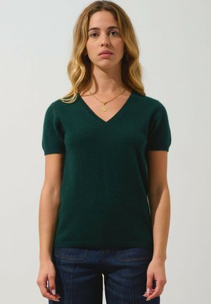 Authentic Cashmere COL V - T-shirt basic - cypress