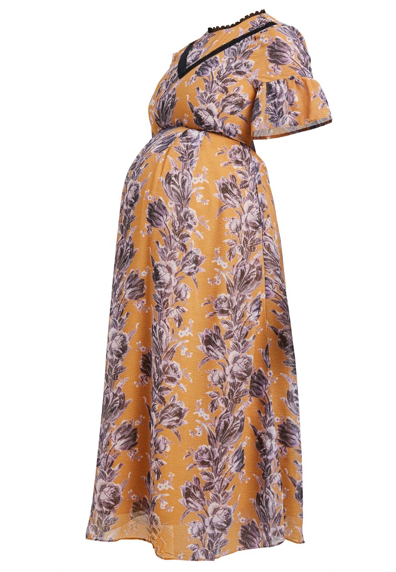 Hope & Ivy Maternity Maxi-jurk oranje Hope & Ivy Maternity Maxi-jurk oranje