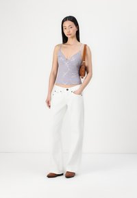 BDG Urban Outfitters JE TAIME BRODERIE - Top - lilac