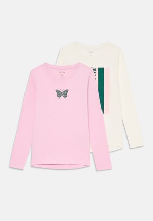 NKFVIOLET 2 PACK - Topper langermet - sweet dreams/cloud dancer