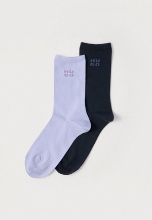 LOGO 2 PACK - Zoknik - bright purple/black