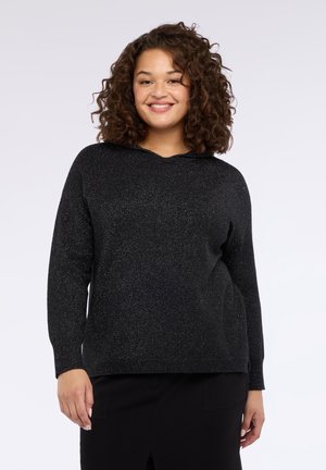 Felpa con cappuccio - nero