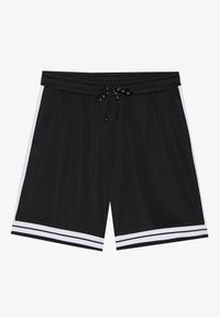 MESH BASKETBALL SHORTS WITH CONTRAST PIPING - Lühikesed püksid - black