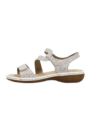 Sandali Donna Rieker 62930-90 – Multicolor, Chiusura Regolabile, Suola Antistress, Comodi E Leggeri, Zeppa
