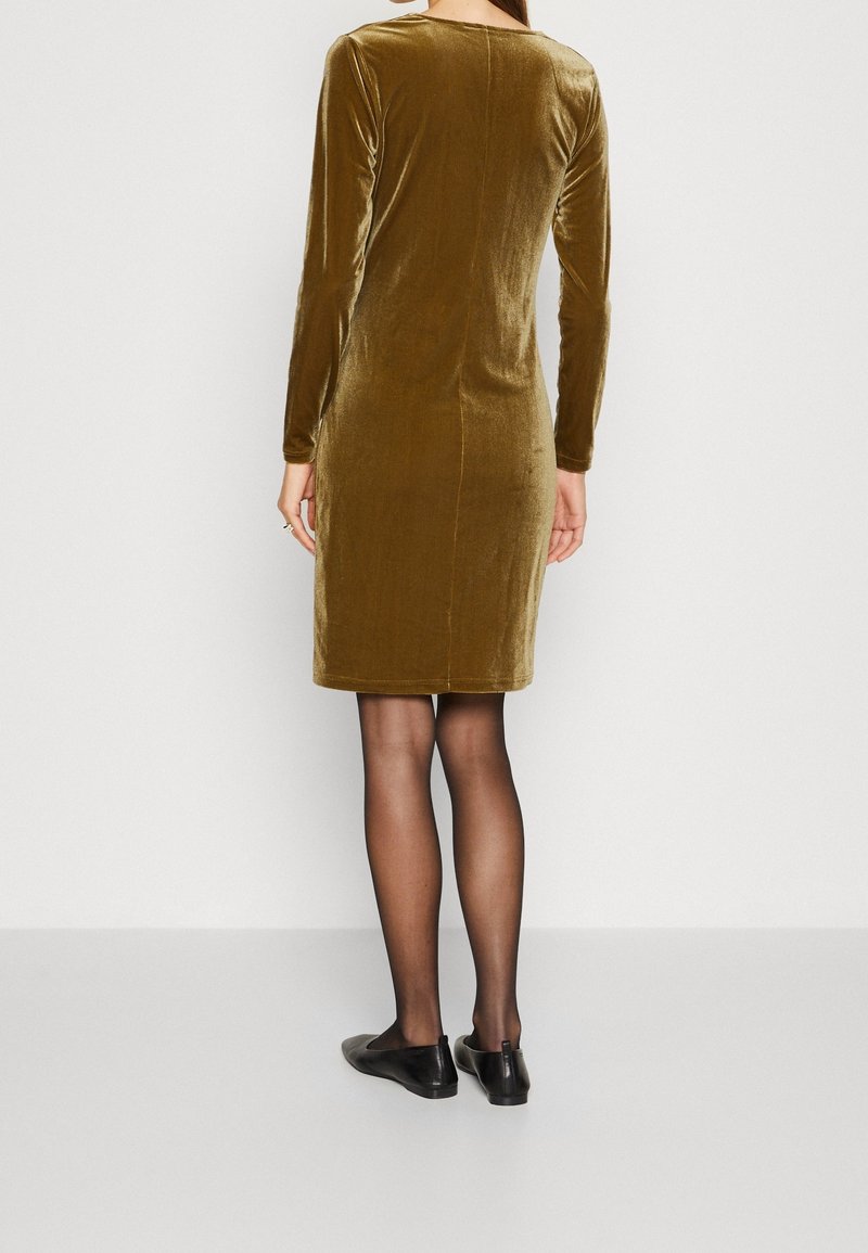 b.young Shift dress - olive - (Pre-owned) - Zalando.ie