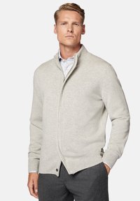 Boggi Milano FULL-ZIP - Kardigán - sand
