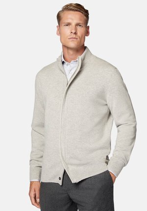FULL-ZIP - Chaqueta de punto - sand