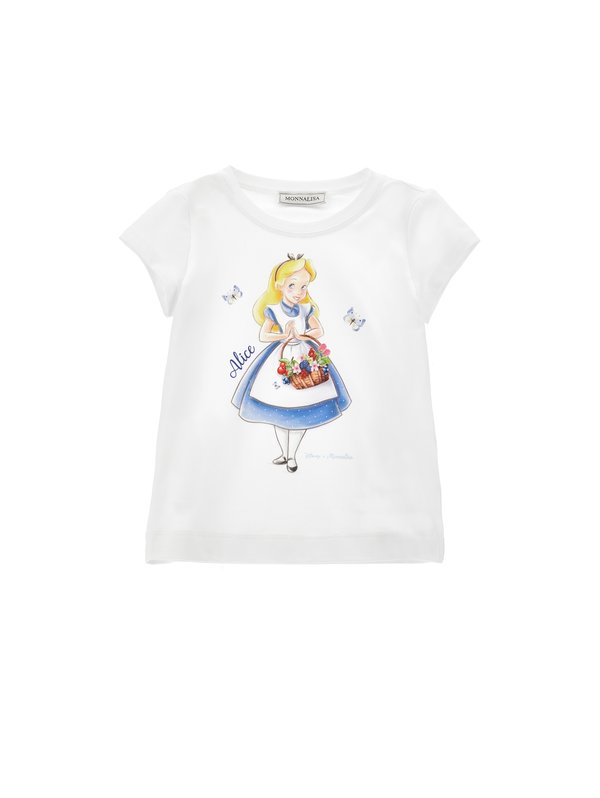 ALICE IN THE WONDERLAND DISNEY - T-Shirt print - bianco