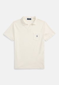 STANDARD FIT COTTON-LINEN POLO SHIRT - Polo majica - nevis