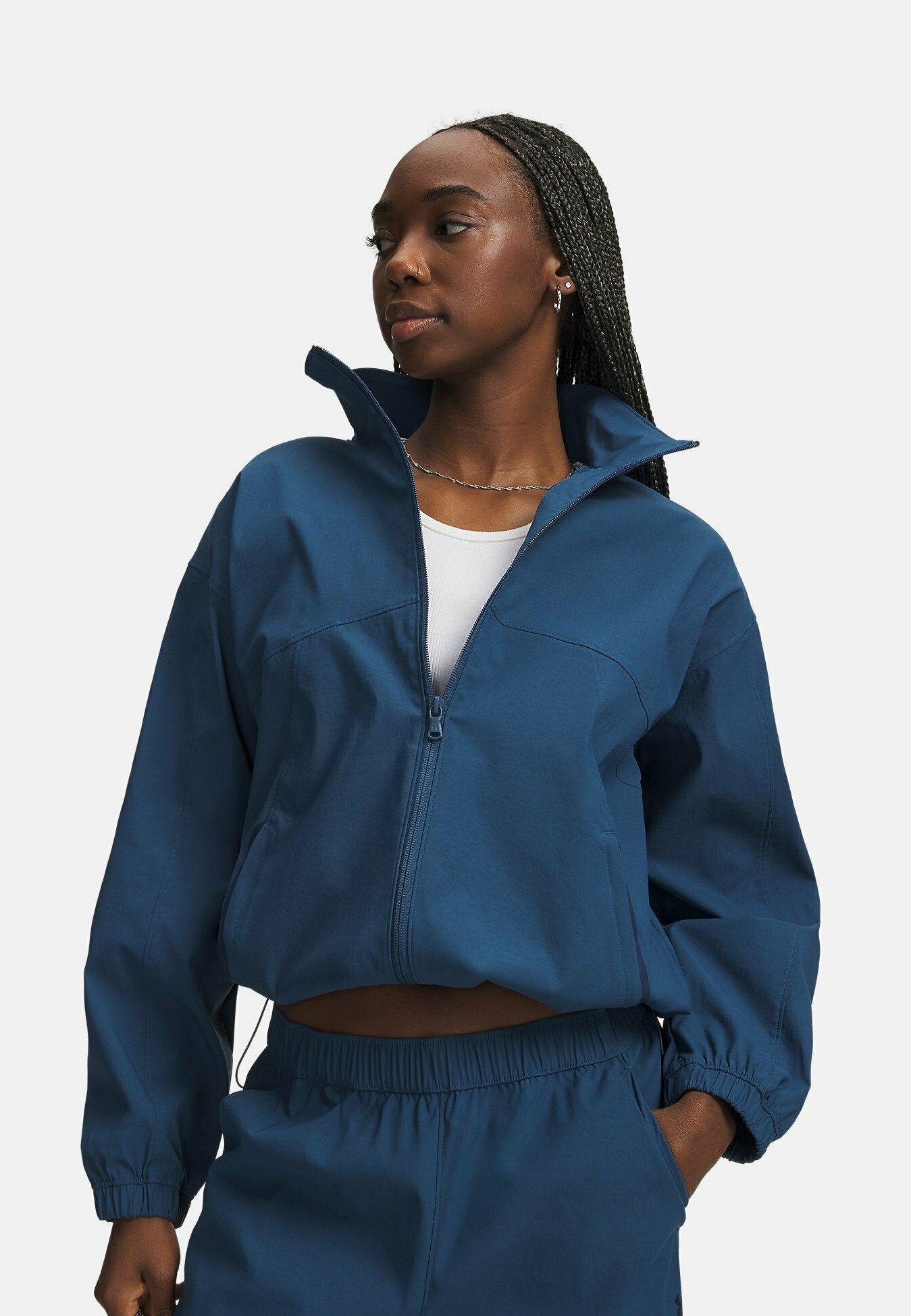 Under Armour UNSTOPPABLE WOVEN - Outdoor jacket - wham blue/blue