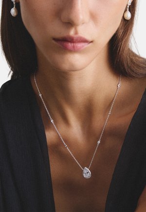 THOMAS SABO, KETTE MIT ZIRKONIA IN TROPFENFORM - Collana - silver-coloured