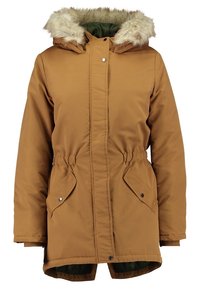 JDY Parkas - dark brown