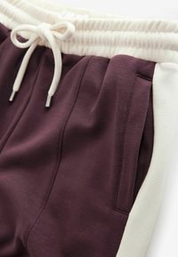 Next SIDE STRIPE JOGGERS - Träningsbyxor - berry red