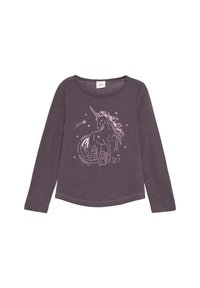 s.Oliver MIT GLITTER UND PAILLETTEN - Langarmshirt - flieder