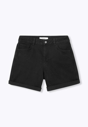 Promod, SHORT EN TOILE - Short en jean - noir