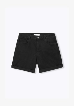 Promod, SHORT EN TOILE - Short en jean - noir