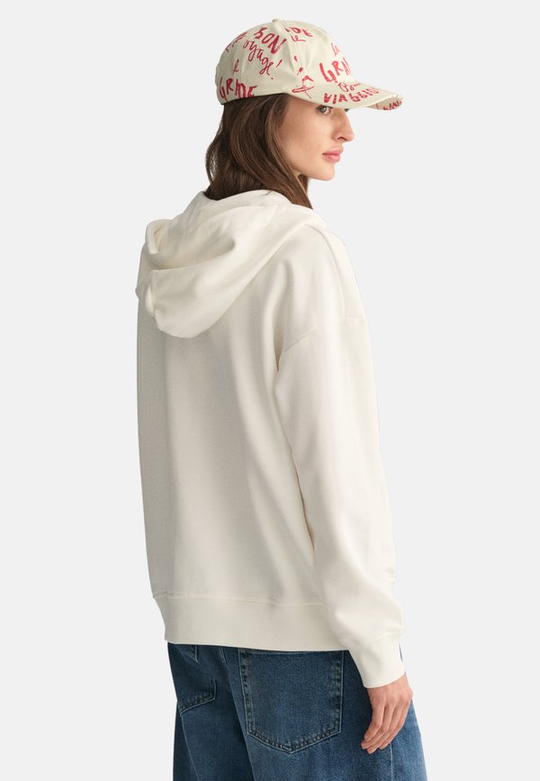 SHIELD ZIP HOODIE - Zip-up sweatshirt - eggshell4