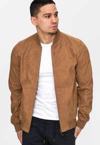 INDICODE JEANS - WAYNE - Veste en similicuir - brown Image miniature 1