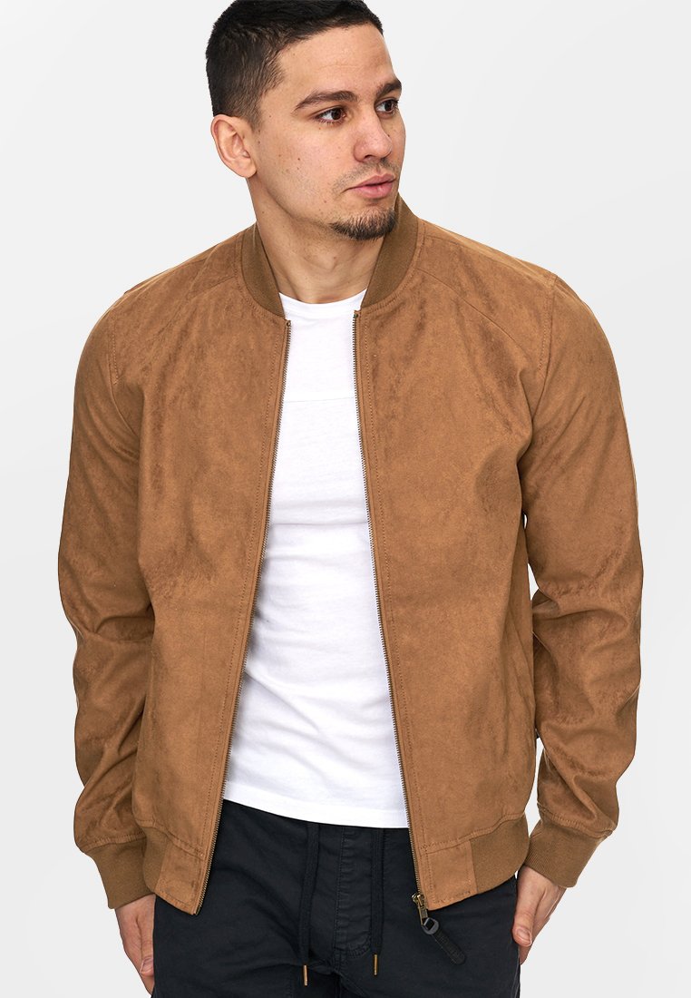 INDICODE JEANS - WAYNE - Veste en similicuir - brown, Agrandir