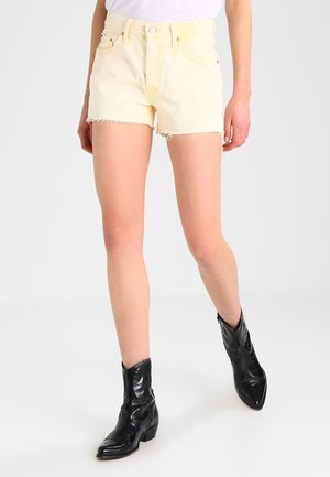 Denim shorts - yellow